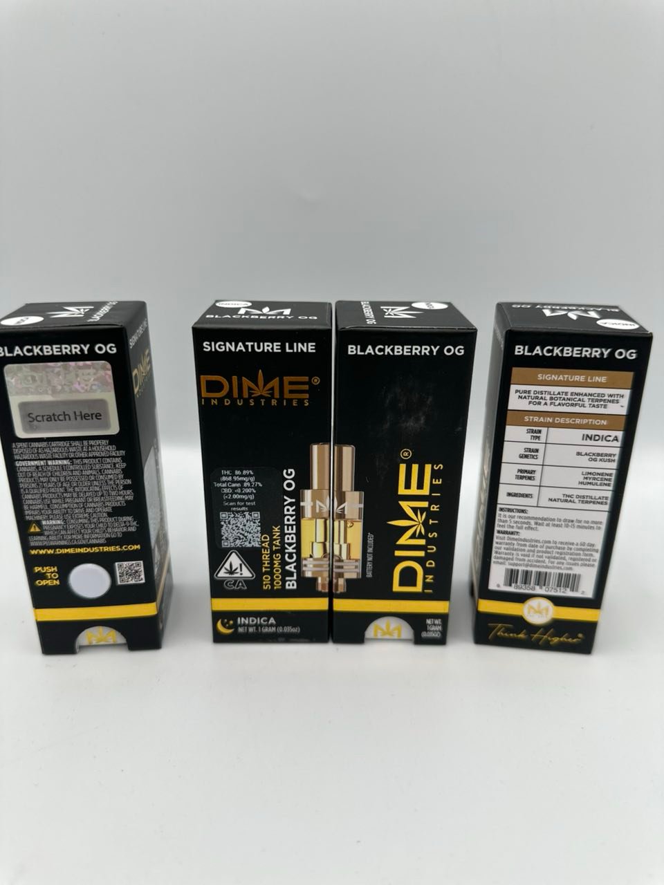 Dime Industries 1000mg Cartridges - Image 3