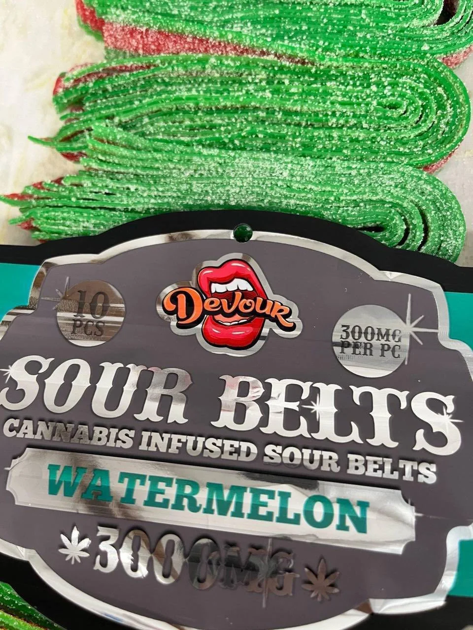 Devour Sour Belts 3000MG