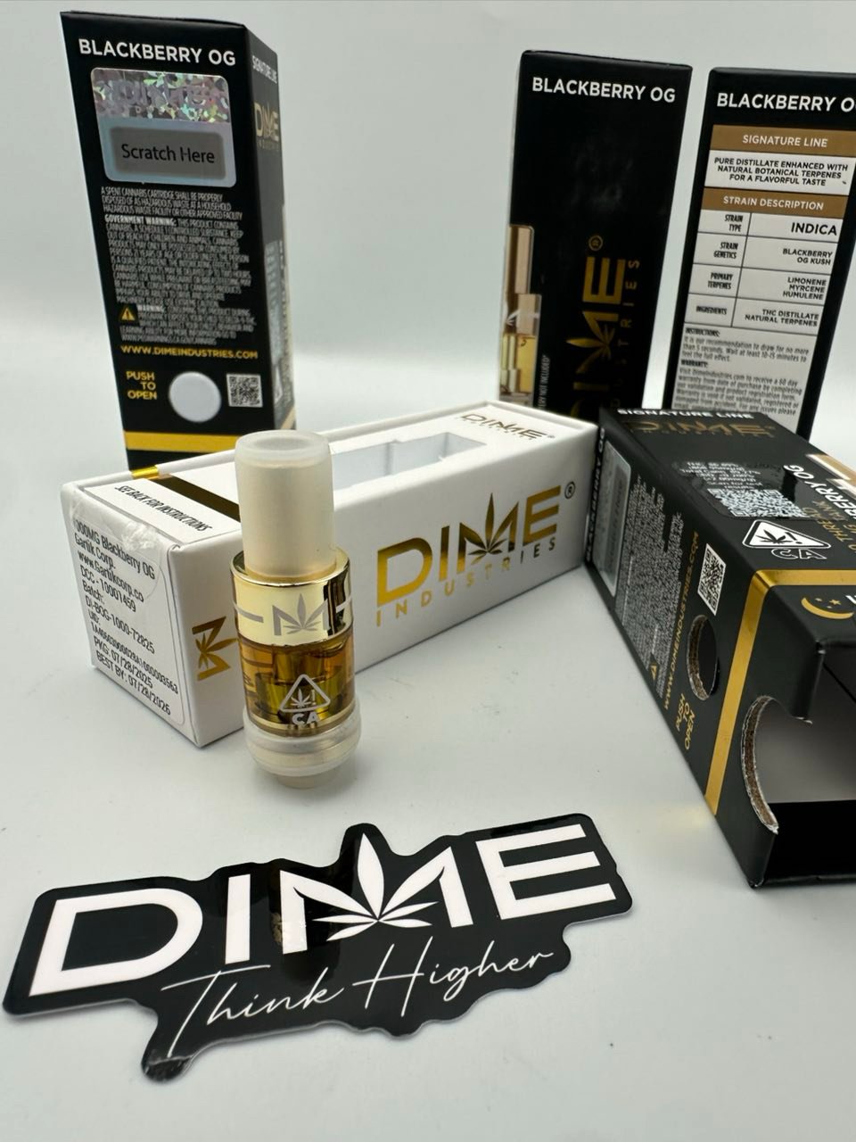 Dime Industries 1000mg Cartridges