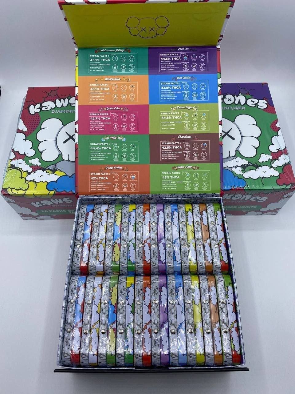 Kaws Kones Diamonds + Infused Kief 5 Premium Joints - Image 3