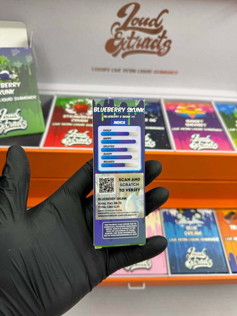 Loud Extracts 2G Luxury Disposable Orange Box - Image 2