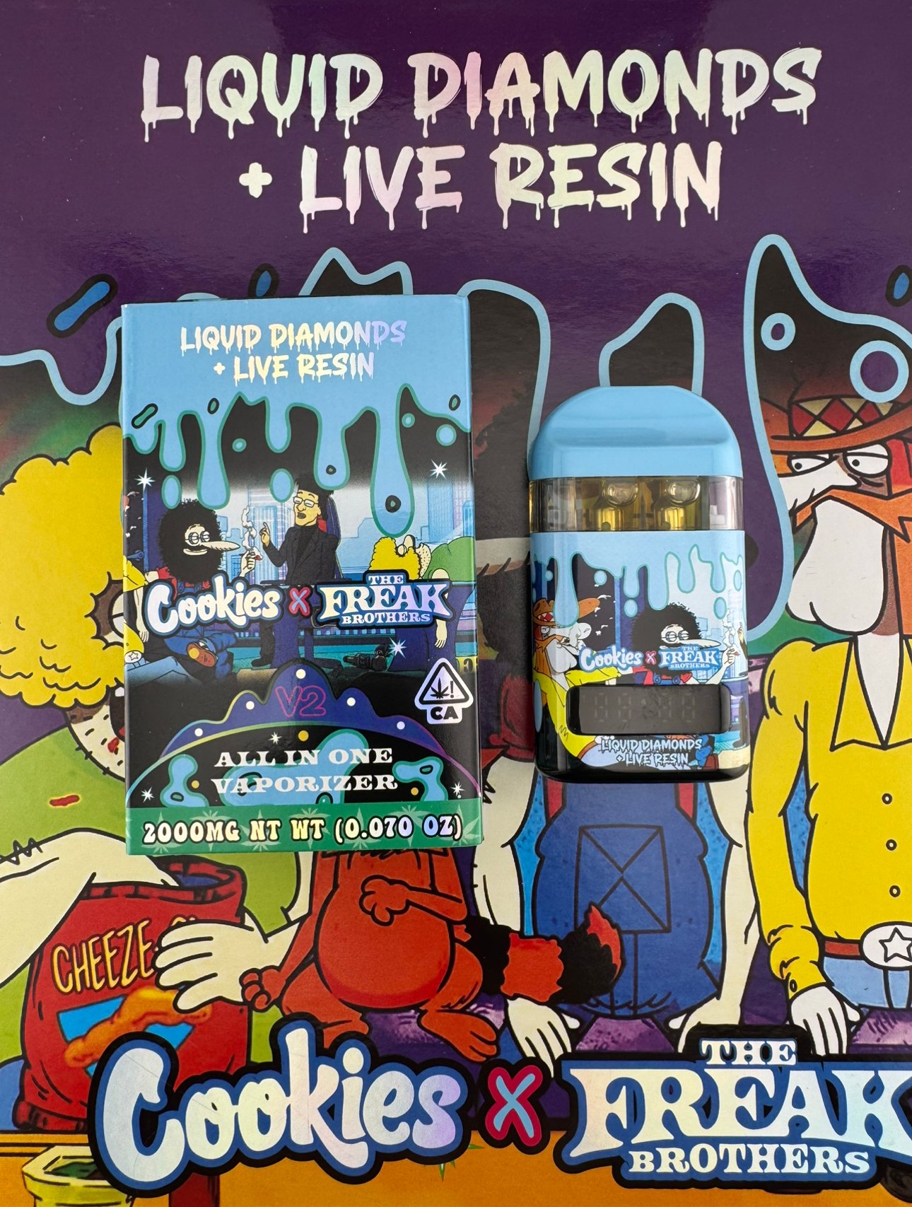 Cookies x The Freak Brothers Disposable - Image 2