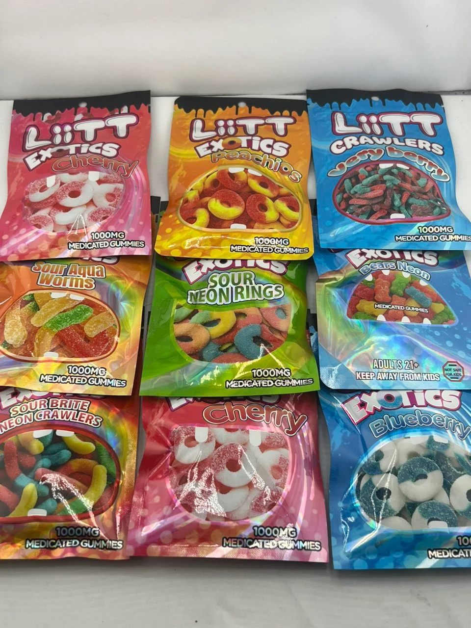 LITT Exotics 1000MG Gummies