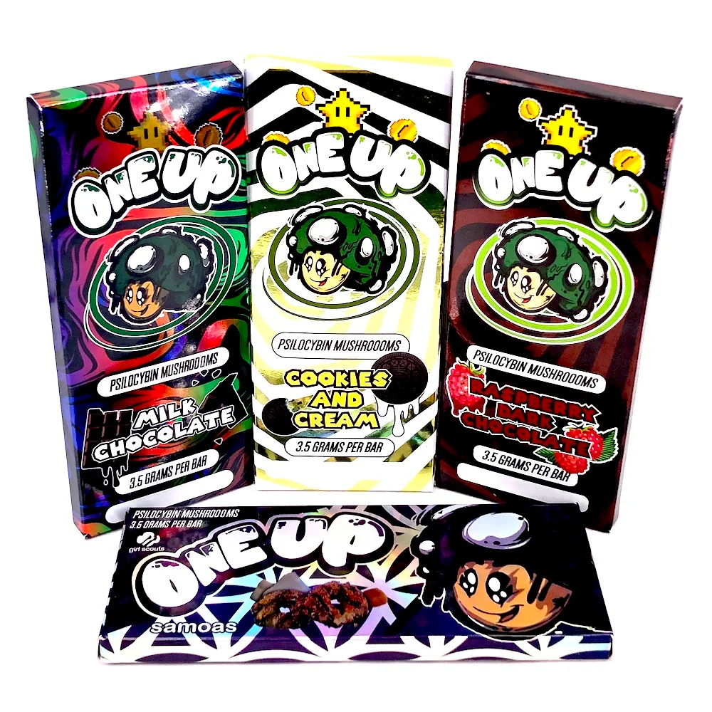 One Up Mushroom Chocolate 3.5G Bars - Image 7