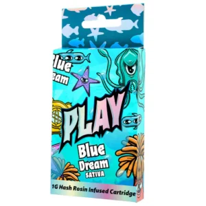 Play 1G Hash Rosin Infused Distillate Cartridge
