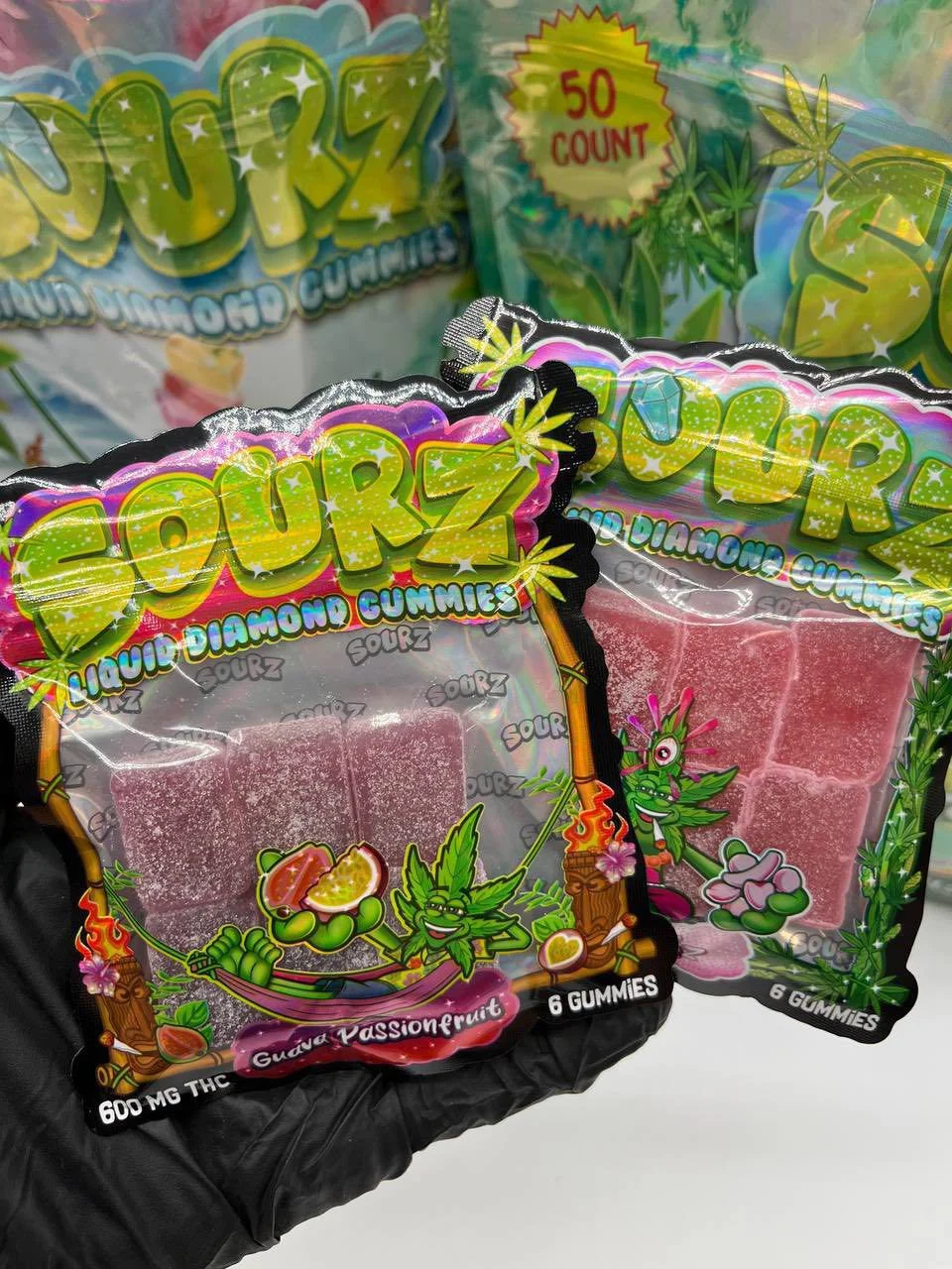 Sourz 600MG Liquid Diamond Gummies