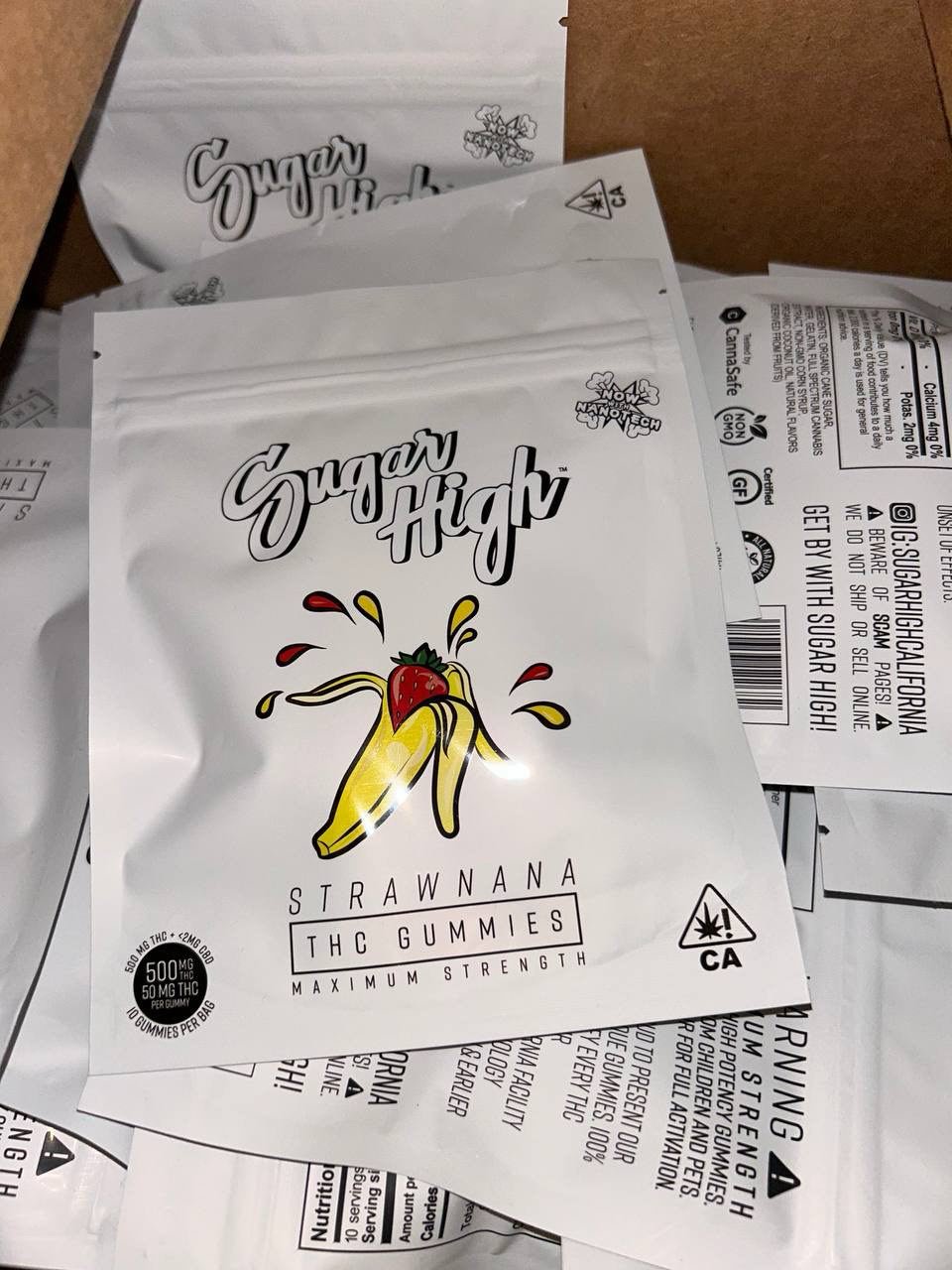 Sugar High 500MG THC Gummies - Image 7