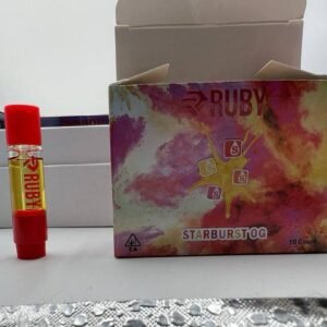 Ruby All Glass 1000mg Cartridges