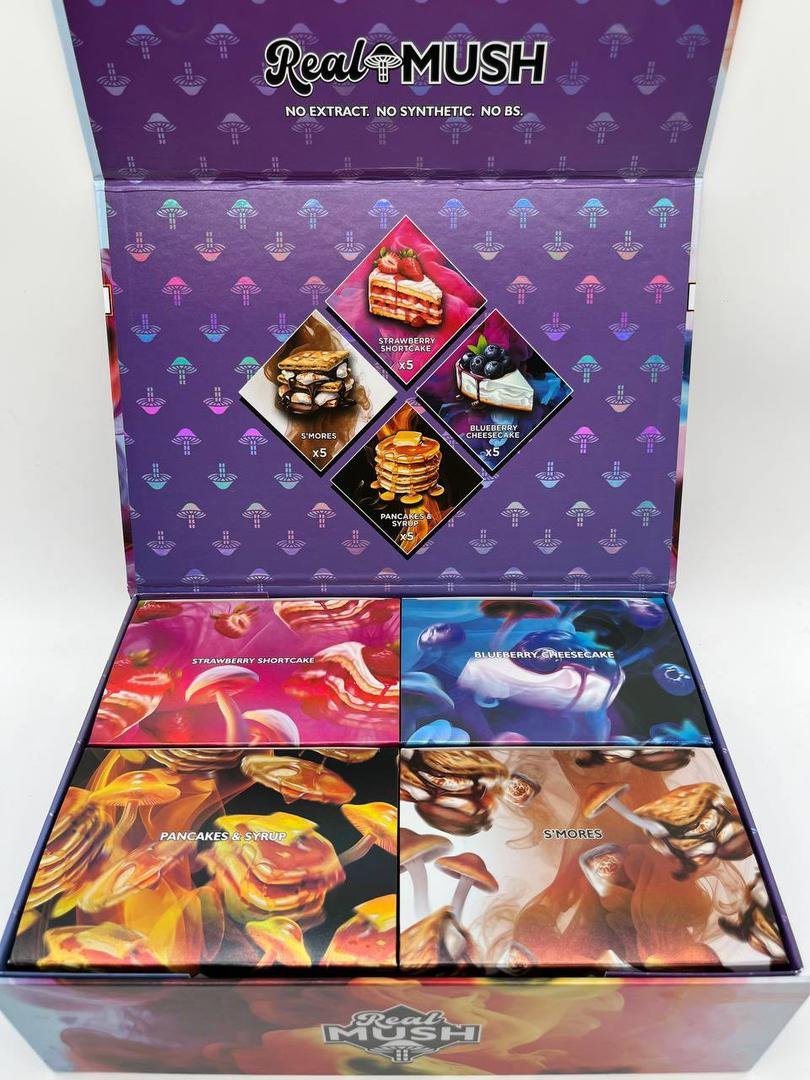 Real Mush Psilocybin 4G Chocolate Square Bars - Image 3