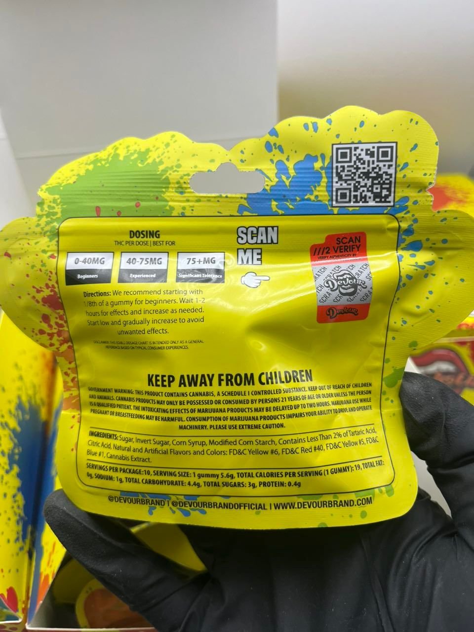 Devour 1500MG Sweet Villains Gummies - Image 2