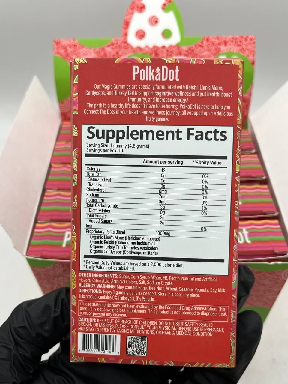 PolkaDot 10000MG Mushroom Blend Magic Gummies - Image 2