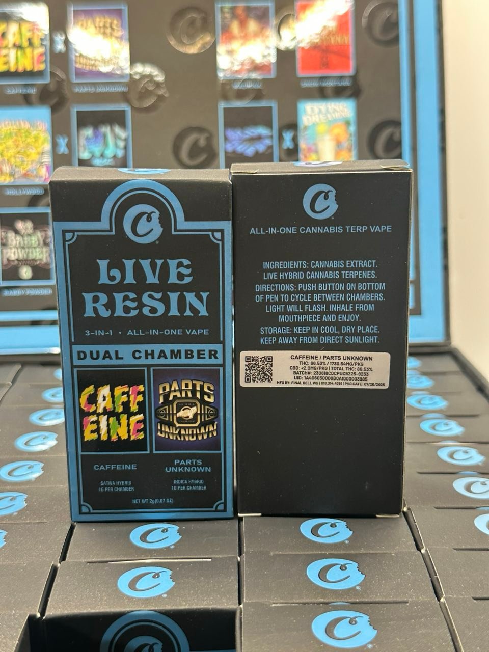 Cookies Live Resin 2G Dual Chamber 3 in 1 Disposable - Image 3