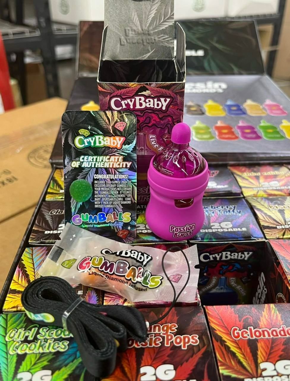 Crybaby 2G Disposable Baby Bottle With Gumballs - Image 2
