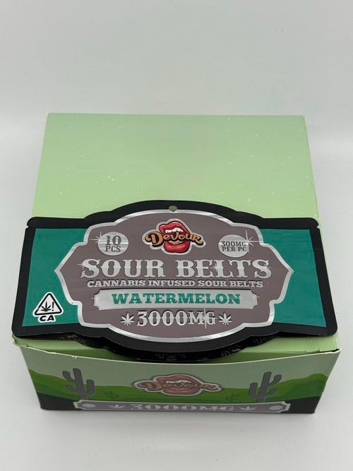 Devour Sour Belts 3000MG - Image 7