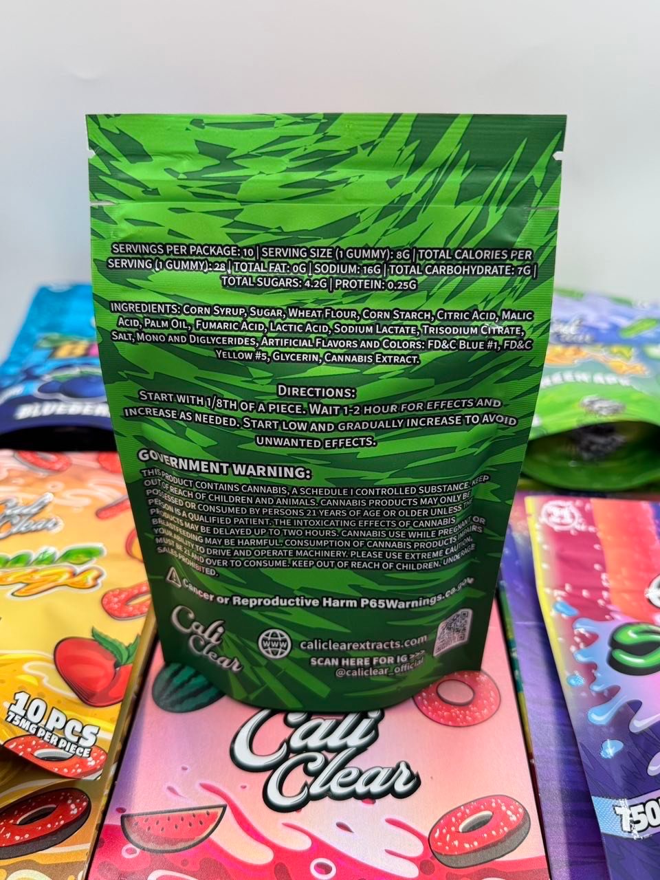 Cali Clear 750MG Gummies - Image 2