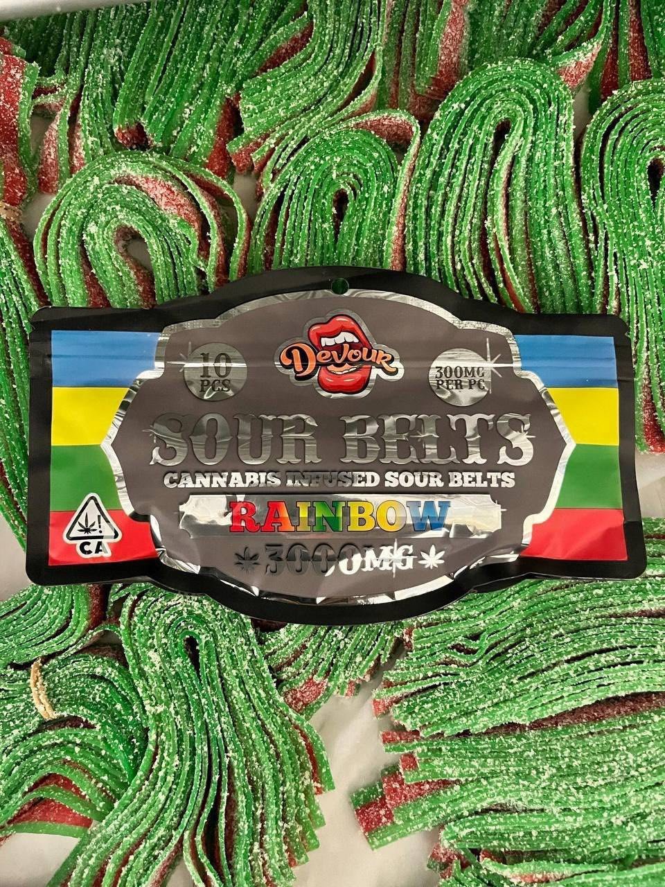 Devour Sour Belts 3000MG - Image 3