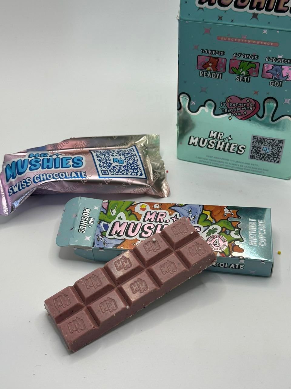 Mr Mushies Swiss Chocolate 4G Bars - Image 6