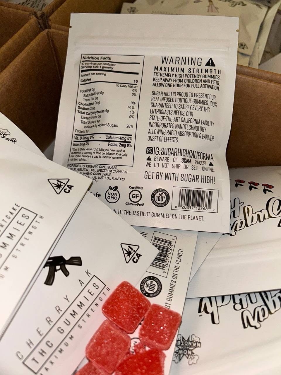 Sugar High 500MG THC Gummies - Image 8